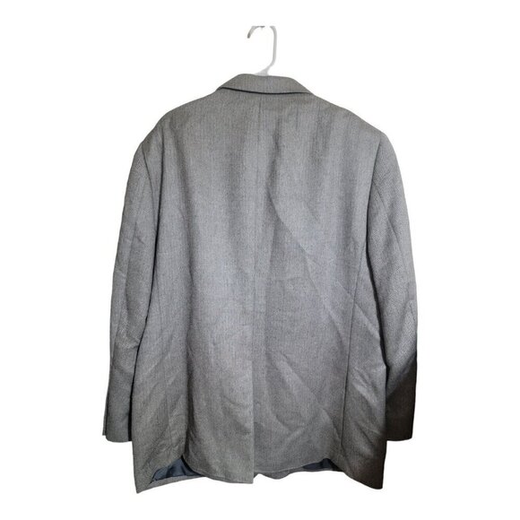 Jos A Bank Jacket Mens 50 L Signature Collection Gray Silk Camelhair Blazer - Picture 2 of 13